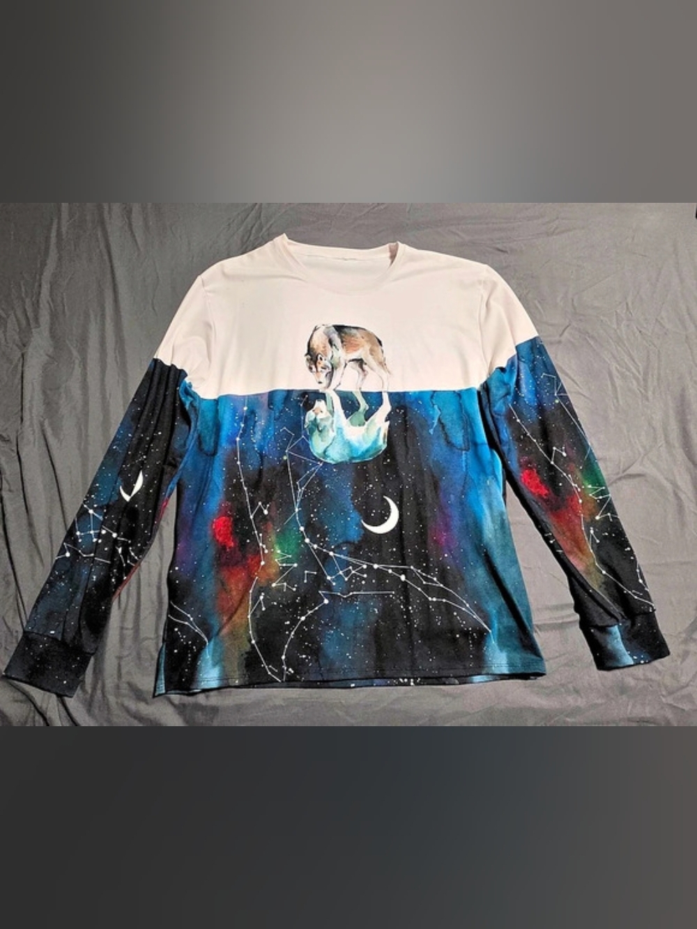 BlackMilk Galaxy Long Sleeve Top Size M Like New Laura Zombie Collab
